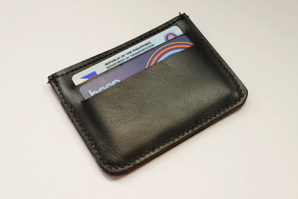 Kalinga (Purple) Leather Card Holder - Image 2