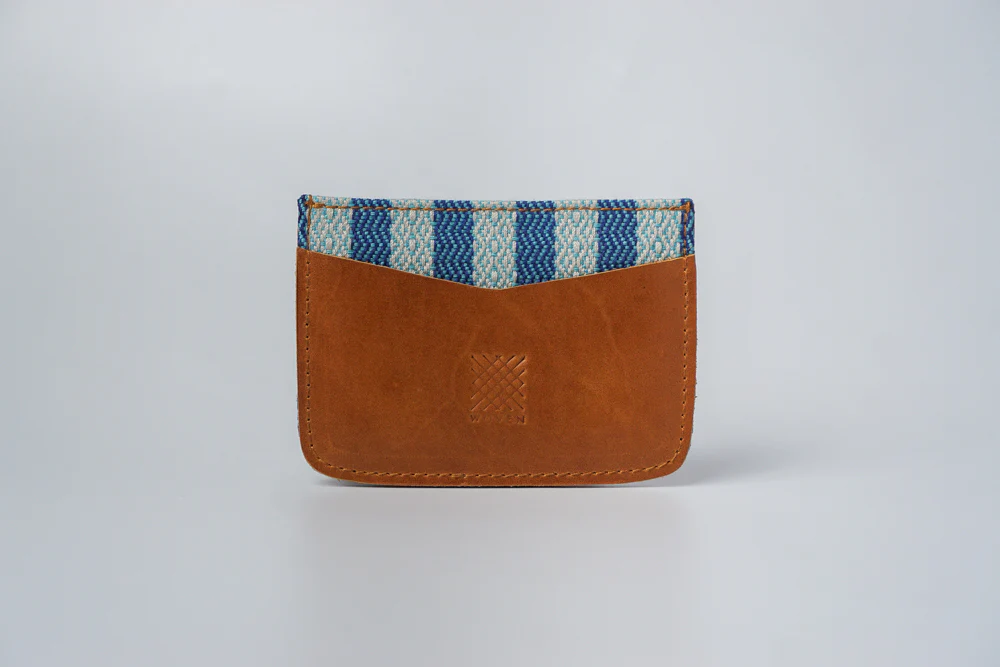Benguet (Light Blue) Leather Card Holder - Image 2
