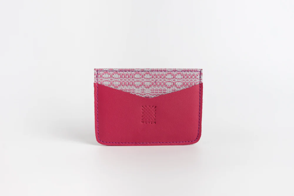 Benguet (Cranberry) Leather Card Holder