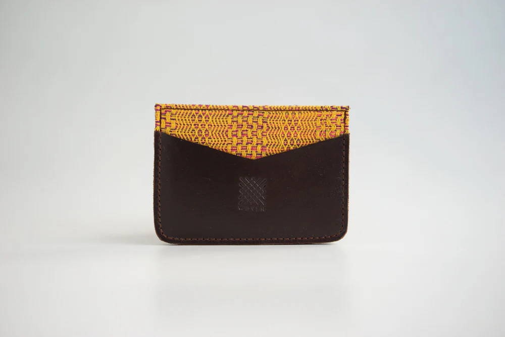 Benguet (Yellow) Leather Card Holder