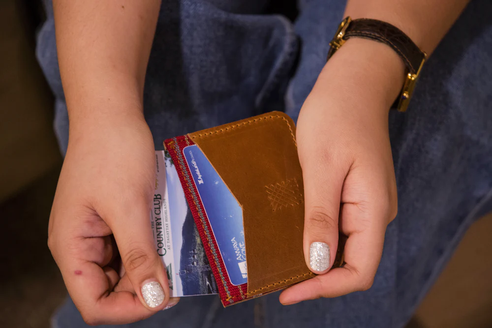 Benguet (Yellow) Leather Card Holder - Image 6