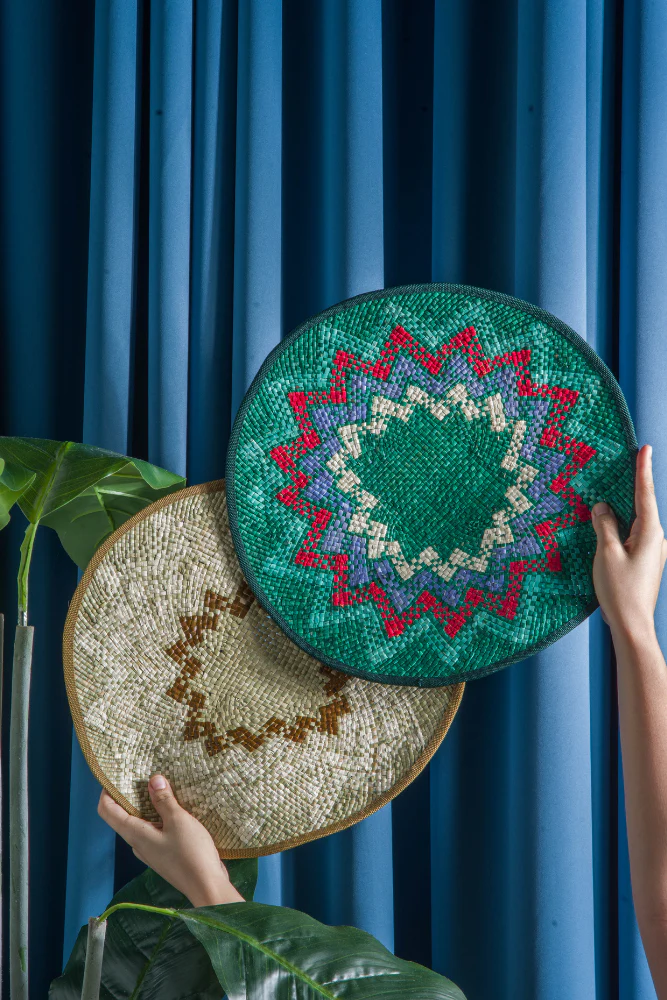 Forest Green Banig Placemat