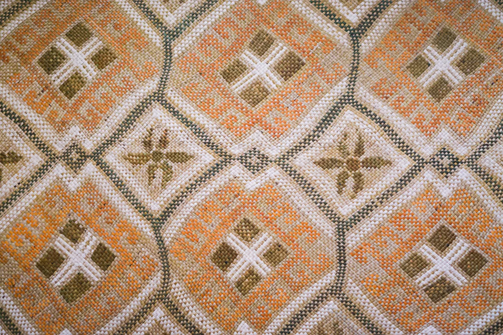 Pintados Orange Rectangular Mat - Image 4